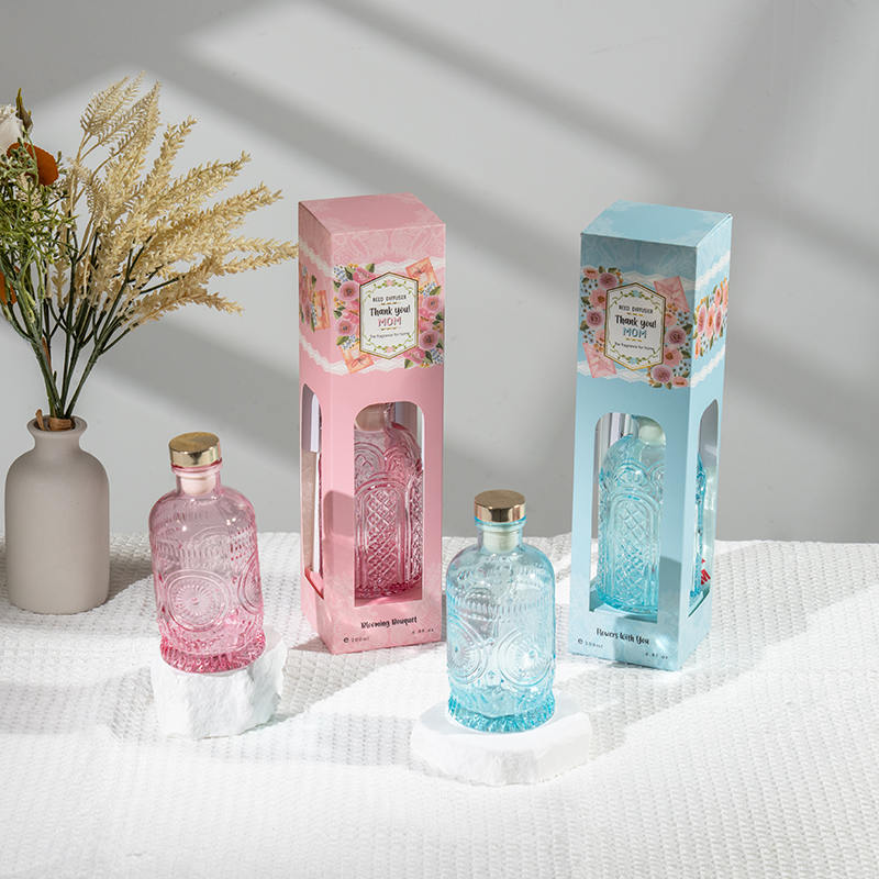 Štýlový trstinový difúzor zo sklenenej fľaše na deň matiek - výrobca bytových vôní