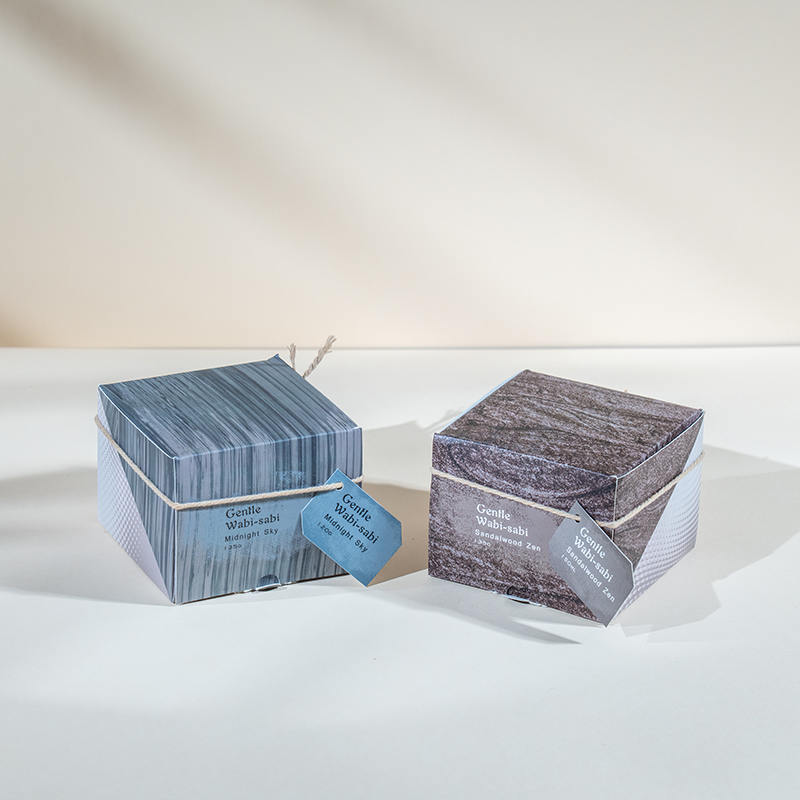 Okrúhly sklenený pohár na sviečku so zvislými pruhmi vonné sviečky-eko sviečka zo sójového vosku