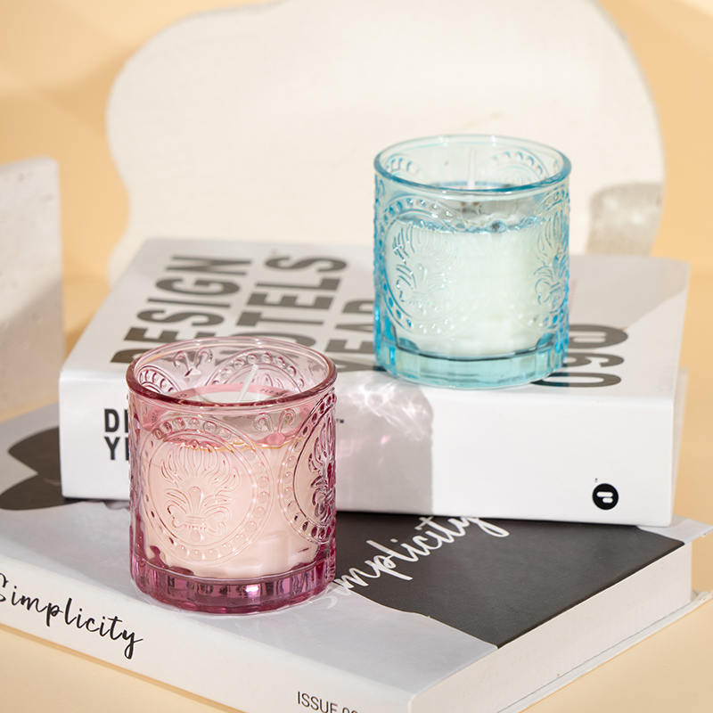 Elegantná sklenená fľaša na Deň matiek vonná sviečka - výrobca sviečok zo sójového vosku